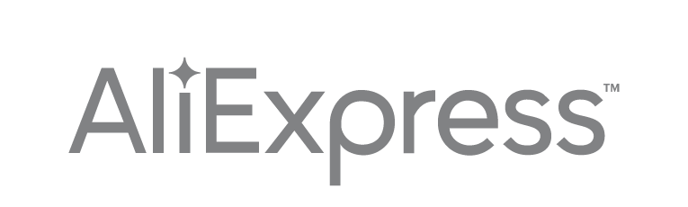 Logo Aliexpress gris